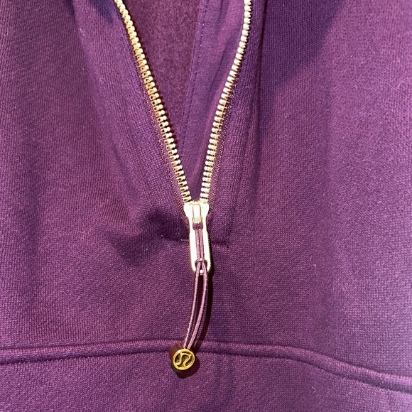 Lululemon Scuba Oversized Funnel Neck Half Zip (Dark Purple) - Picture 4 of 10